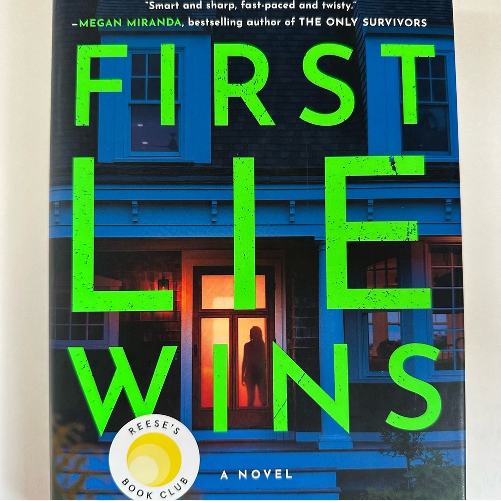 First Lie Wins, Novel, By Ashley Elston, Reese’s Book Club Pick, Hardcover